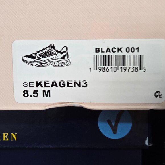 Easy Spirit Women's Keagen Lace-Up Black Sneakers - Picture 6 of 7